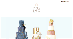 Desktop Screenshot of dolcelussocakes.com